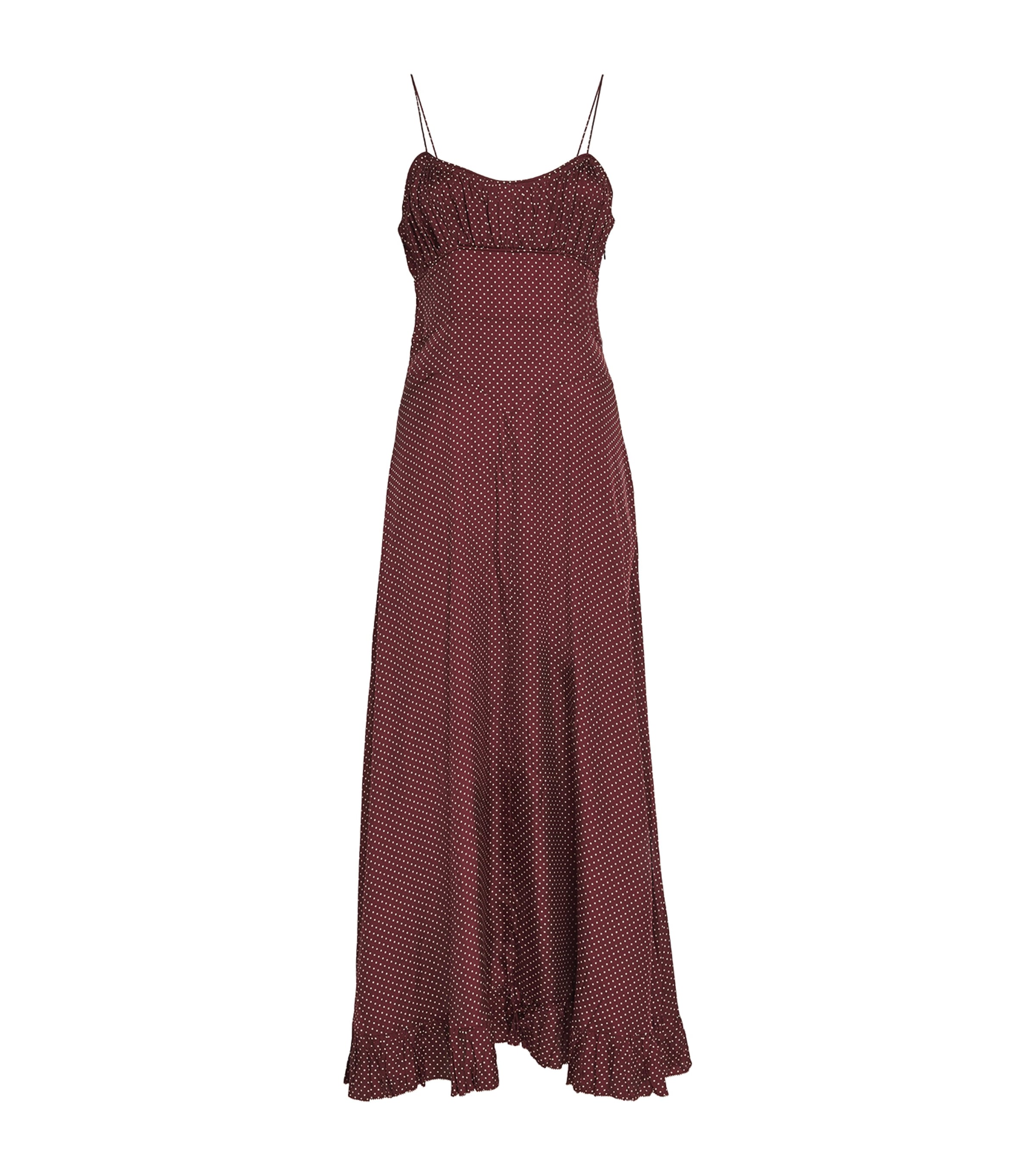 Silk-Blend Rosaria Maxi Dress