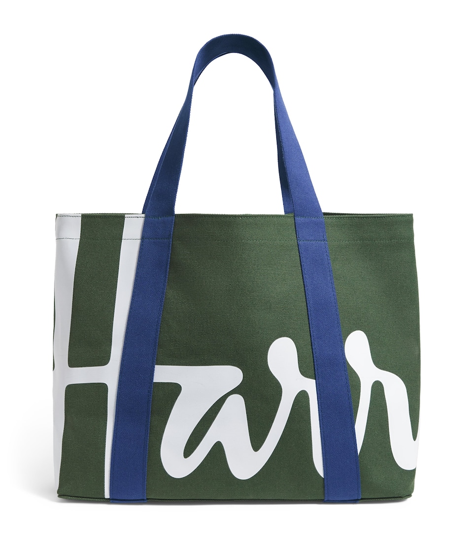 Medium Cotton Logo Tote Bag
