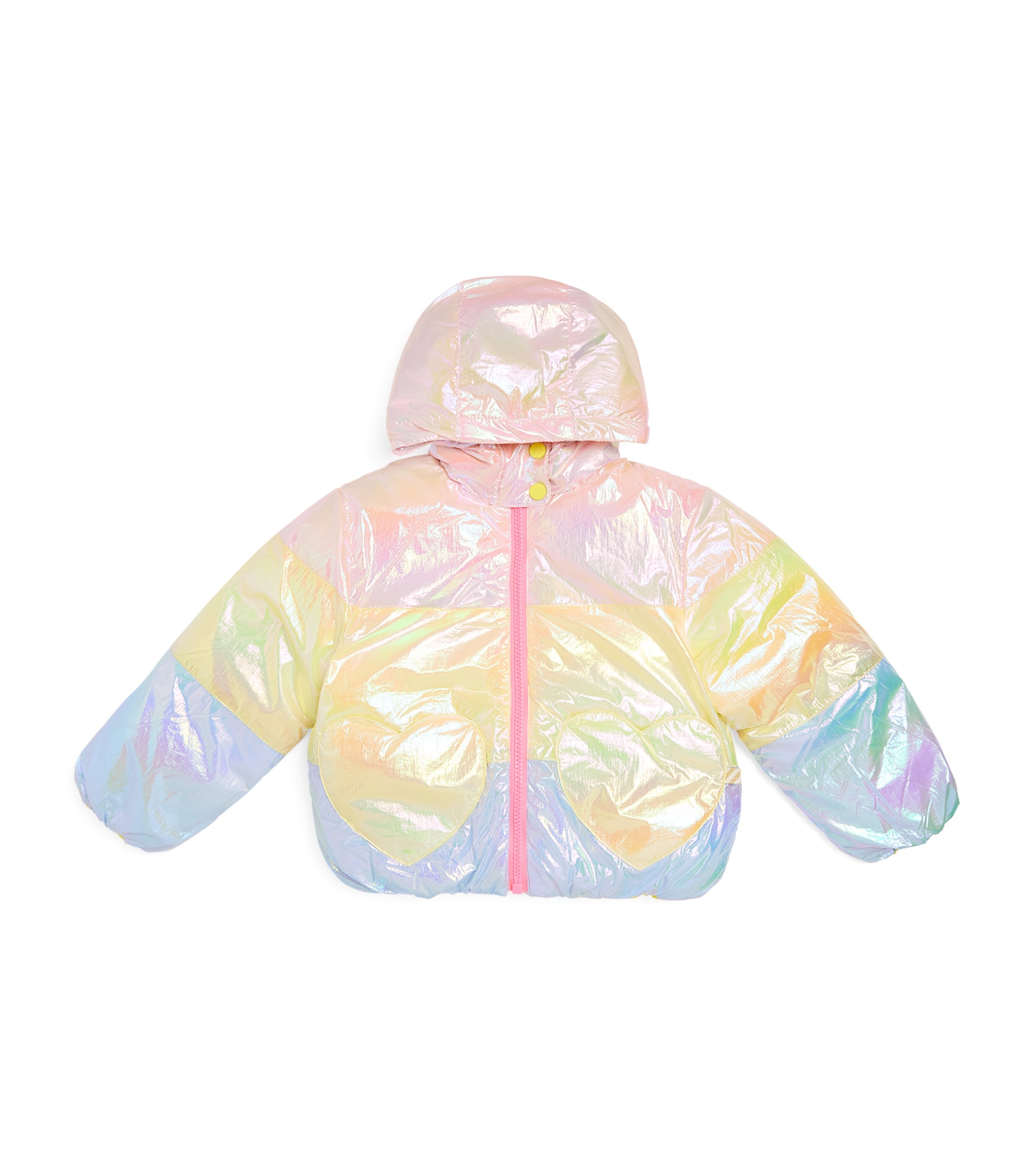 Metallic Stripe Puffer Jacket (2-6 Years)
