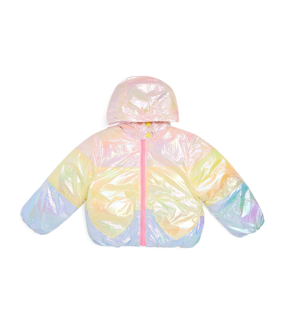 Metallic Stripe Puffer Jacket (2-6 Years)