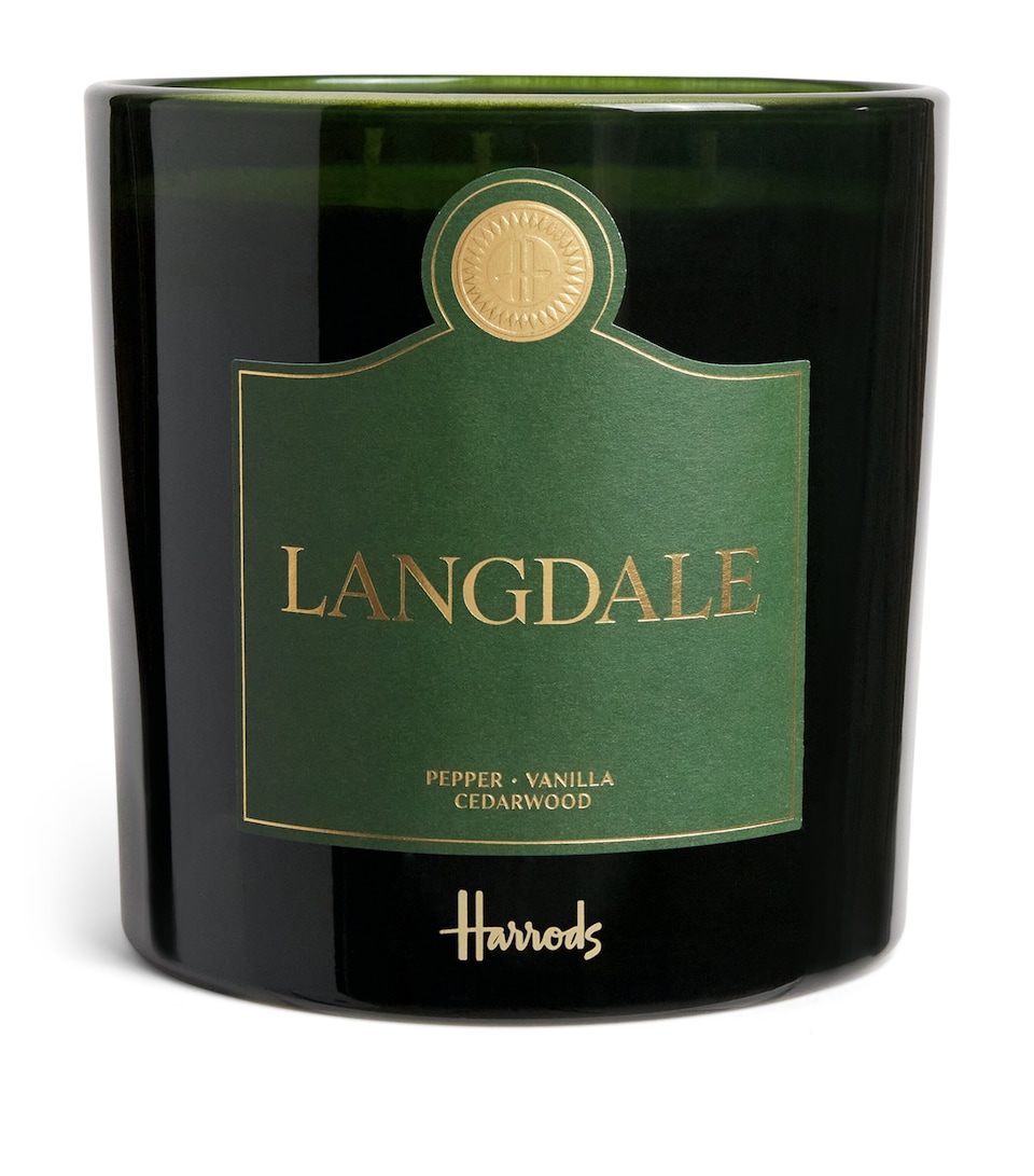 Harrods Langdale Scented Candle (700g) Ivory