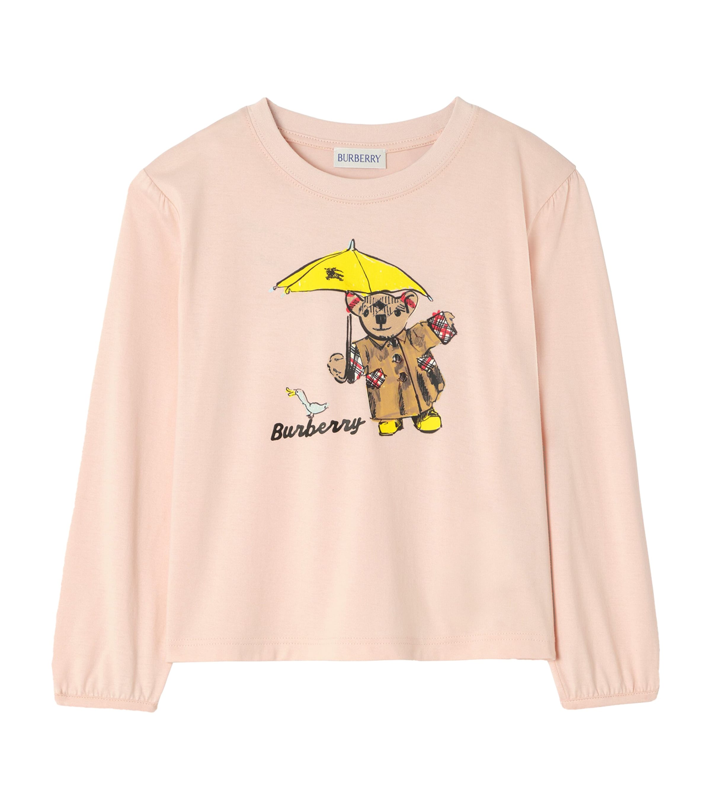 Burberry Kids Cotton Thomas Bear T-Shirt (4-12 Years) Bouquet