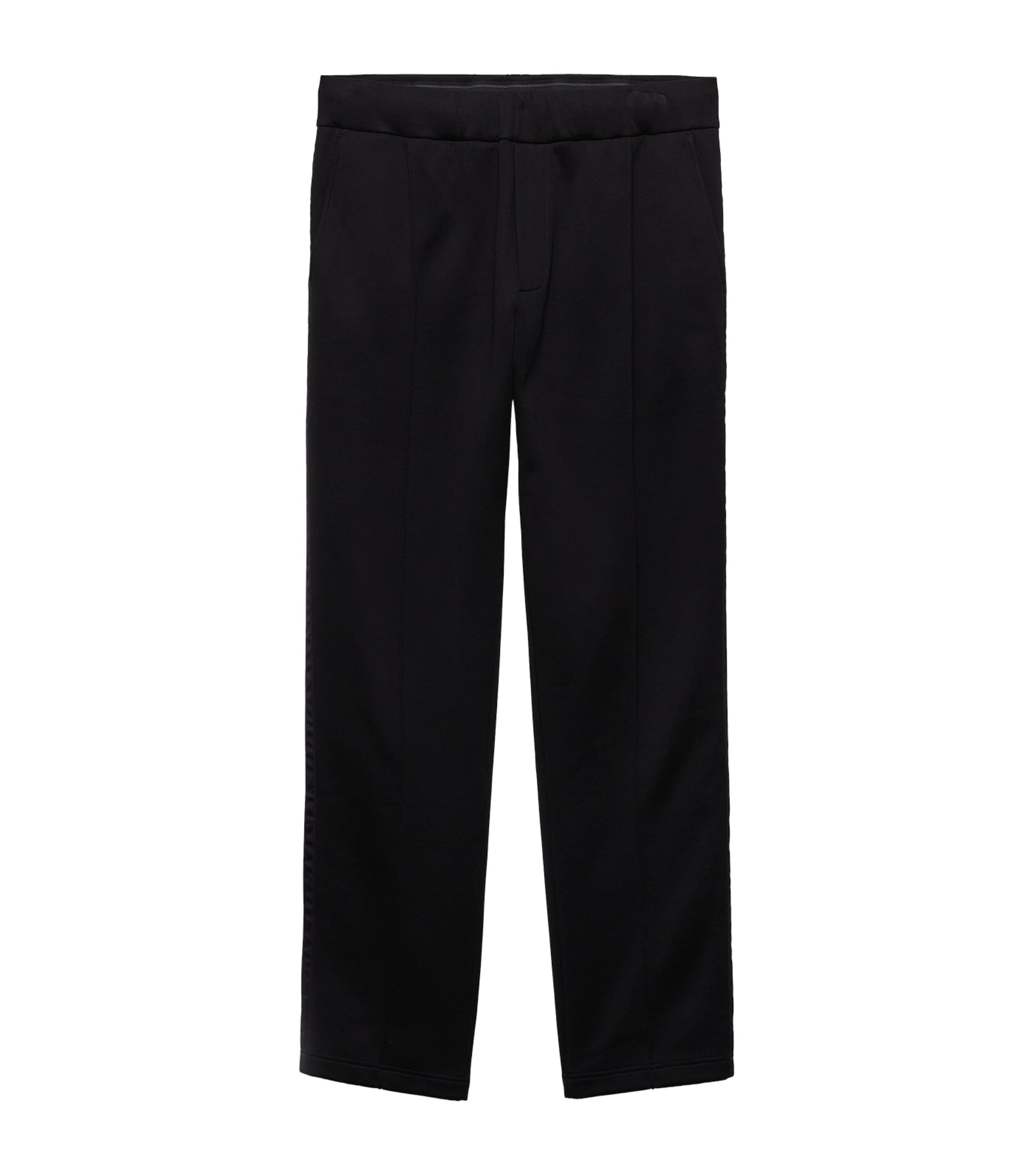 Cotton and Re-Nylon Straight Trousers