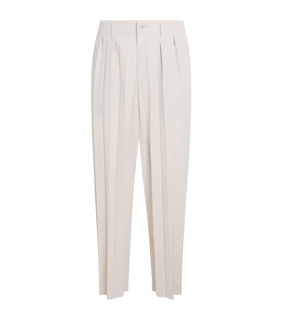 Pleated Edge Ensemble Trousers