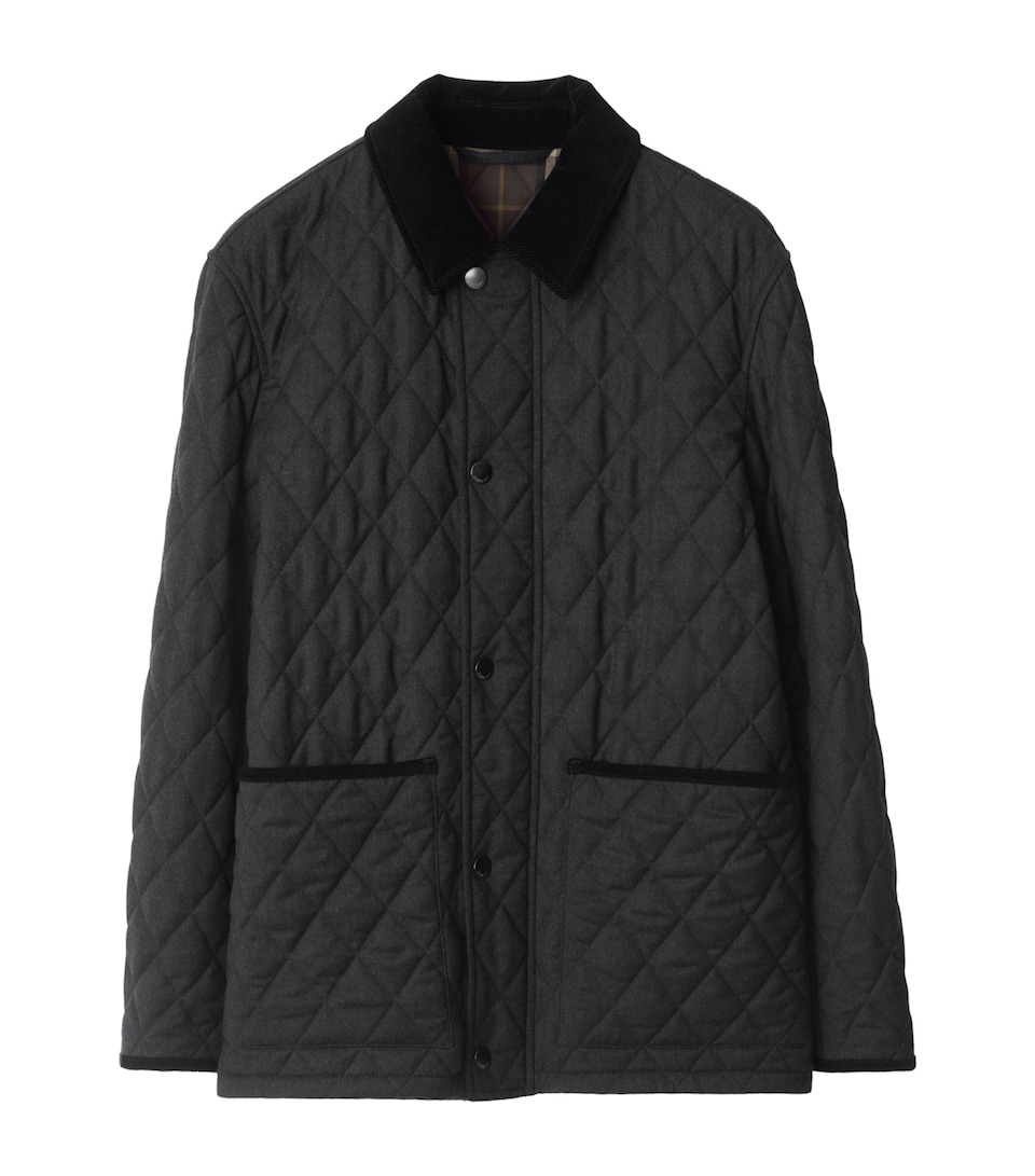 Wool Quilted Barn Jacket