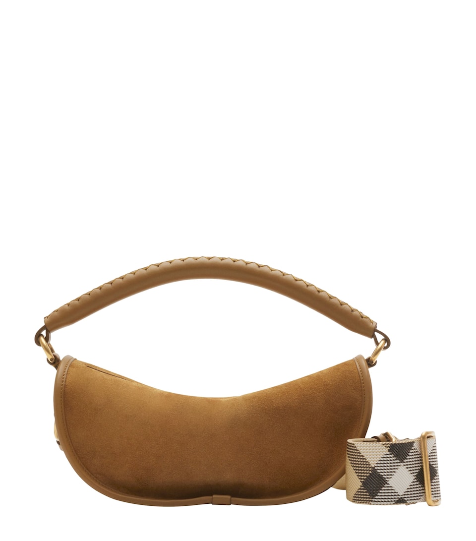 Suede B Clip Shoulder Bag