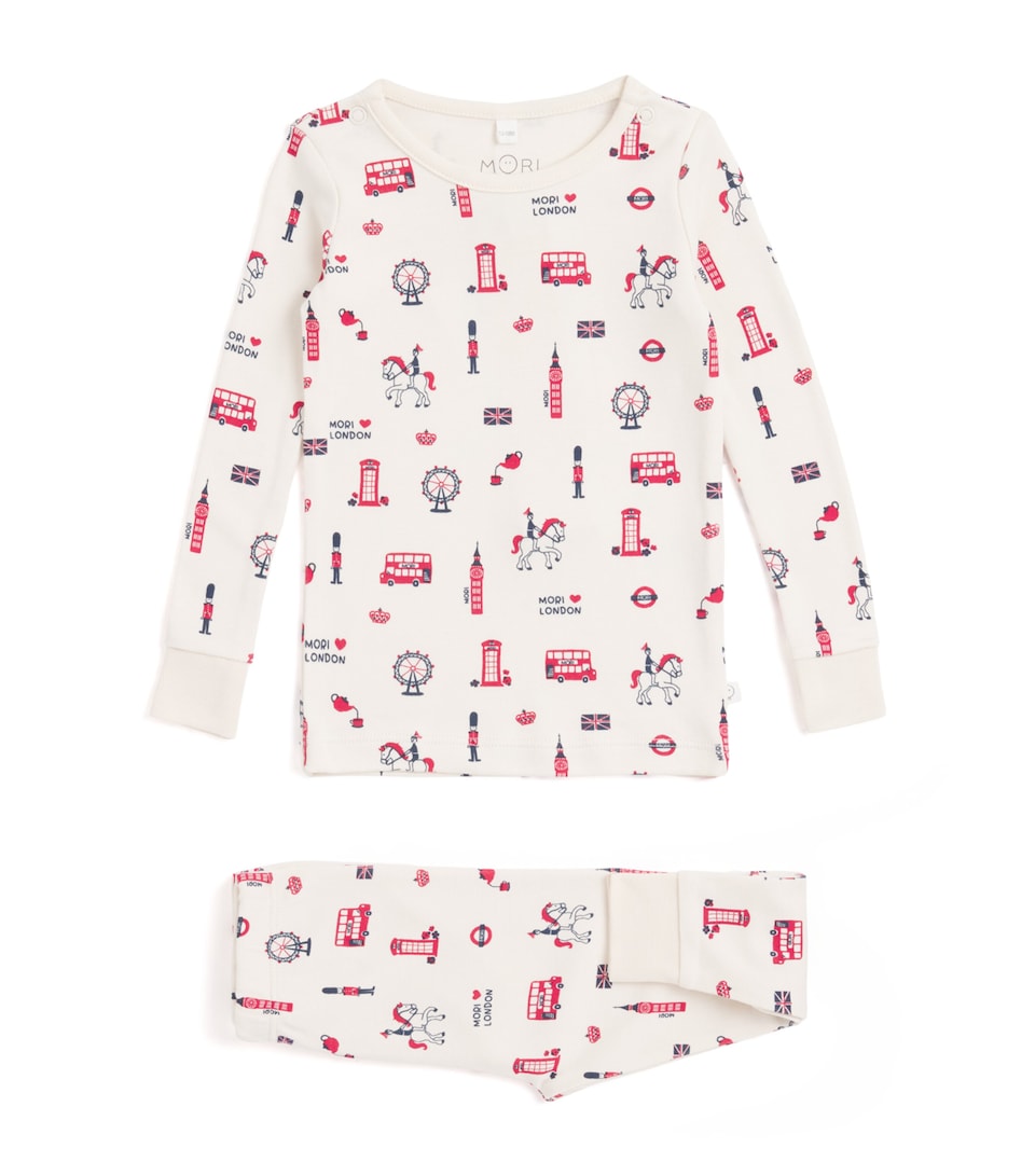 Organic Cotton-Bamboo Little London Pyjamas (3-6 Years)