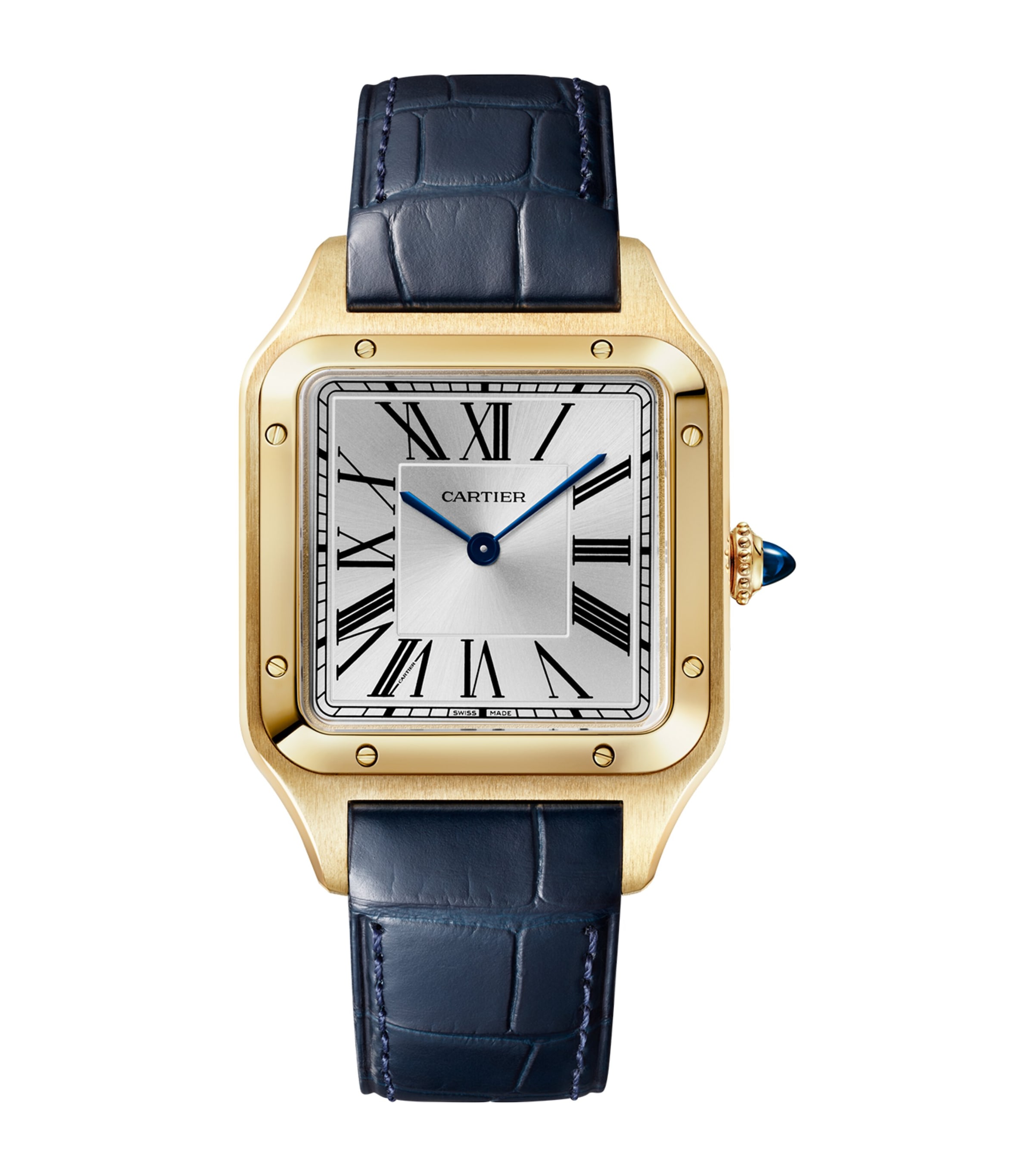 Cartier Large Yellow Gold Santos-Dumont Watch 31.4mm Yellow Gold