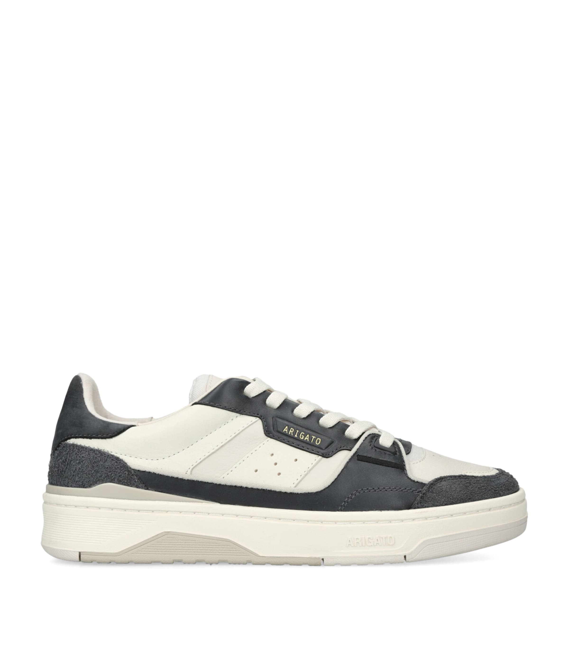 Axel Arigato Suede Clay Low-Top Sneakers Beige Comb