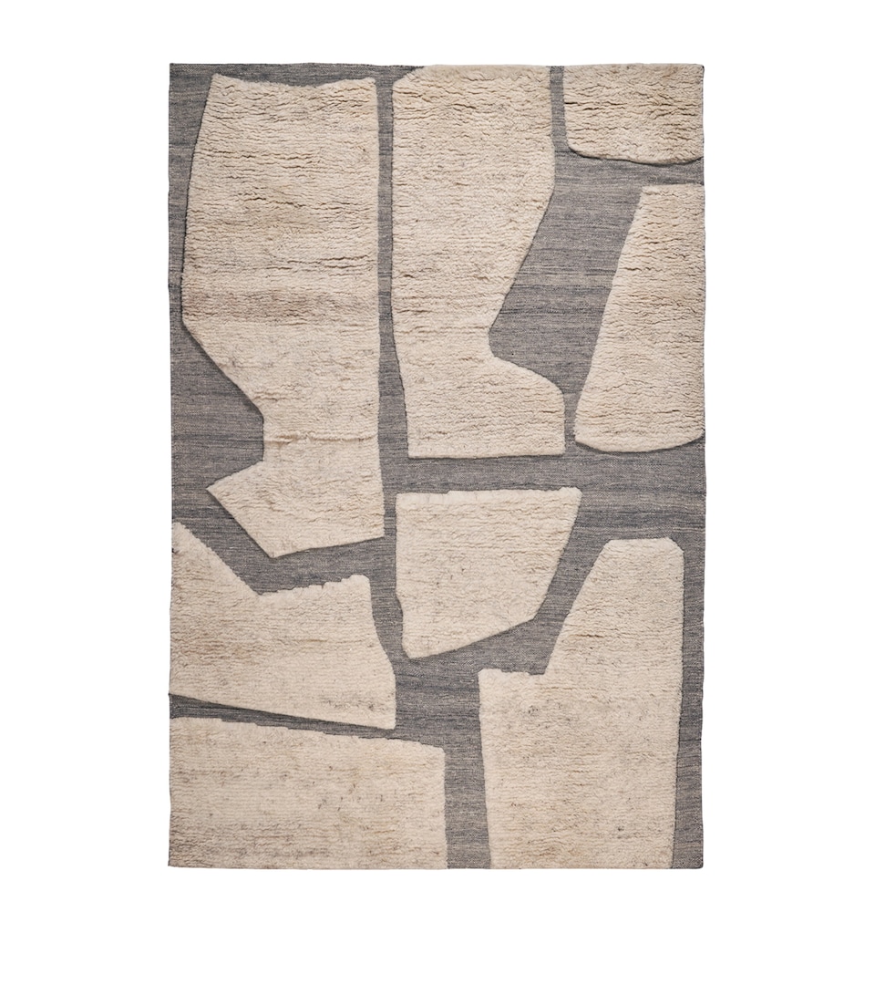 Wool Fossil Ash Rug (3.05m x 2.44m)