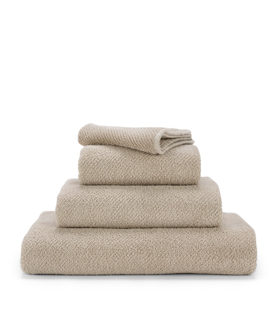 Abyss & Habidecor Twill Hand Towel (55cm x 100cm) Linen