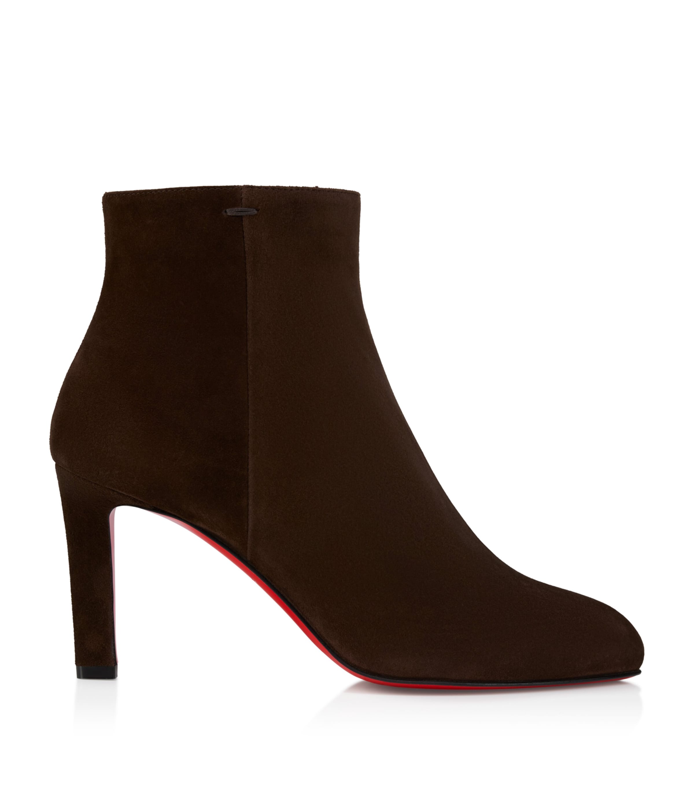 Christian Louboutin Womens Fannylove Booty 85 Suede Boots