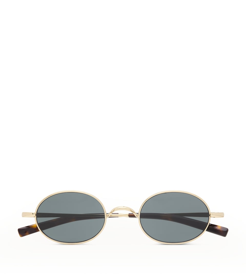 Saint Laurent Metal Oval Sunglasses