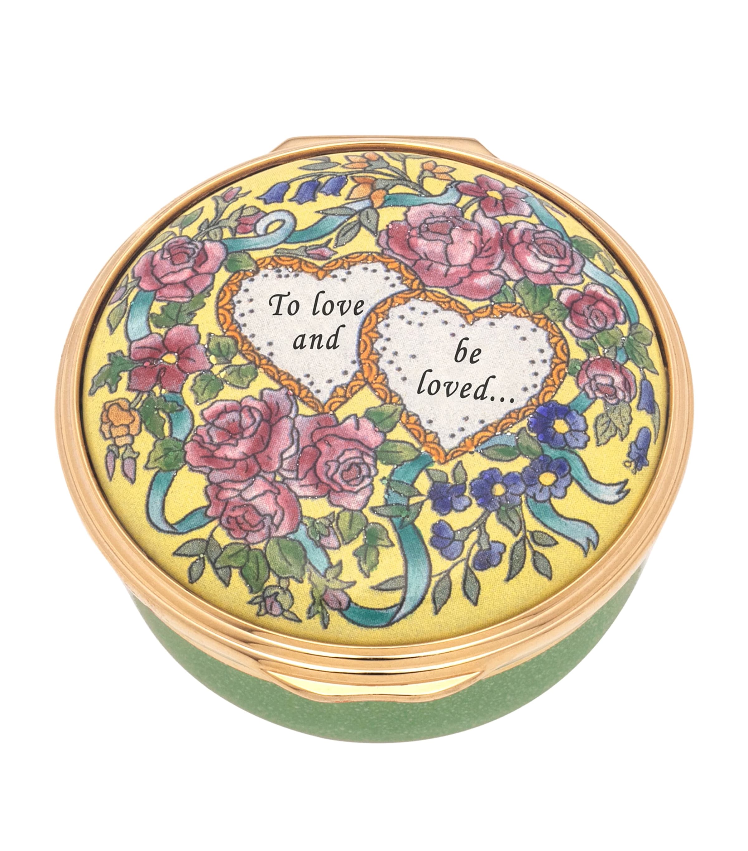 Halcyon Days Enamel To Love and Be Loved Box