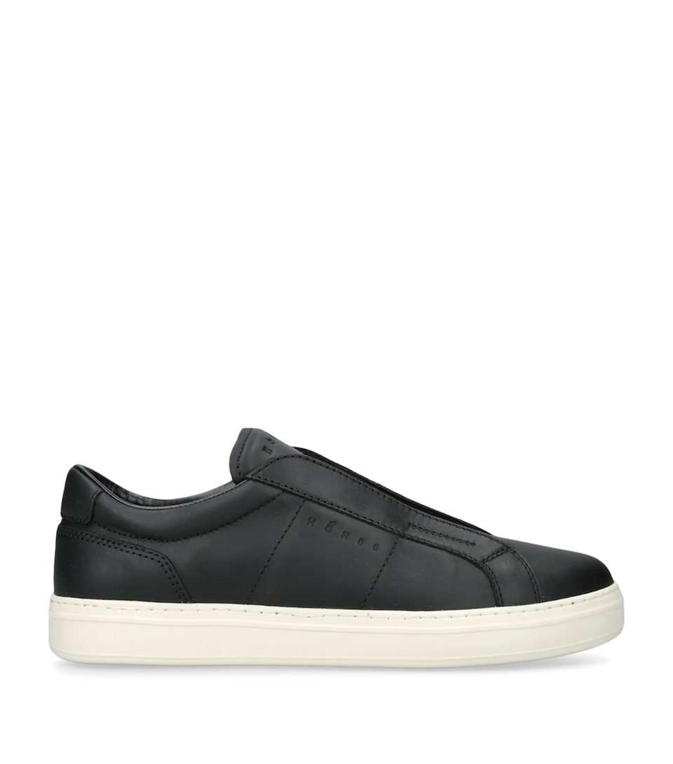 Leather H668 Slip-On Sneakers
