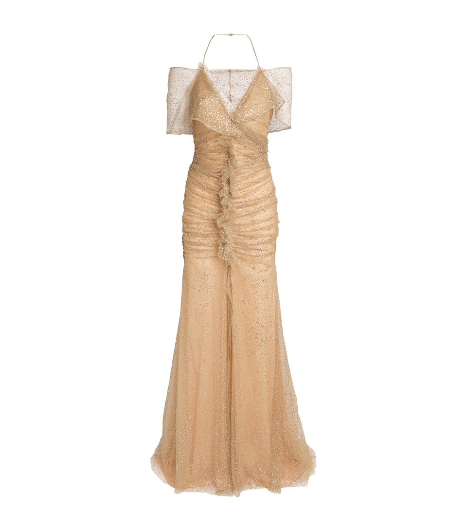 Tulle Glitter Nuageux Gown