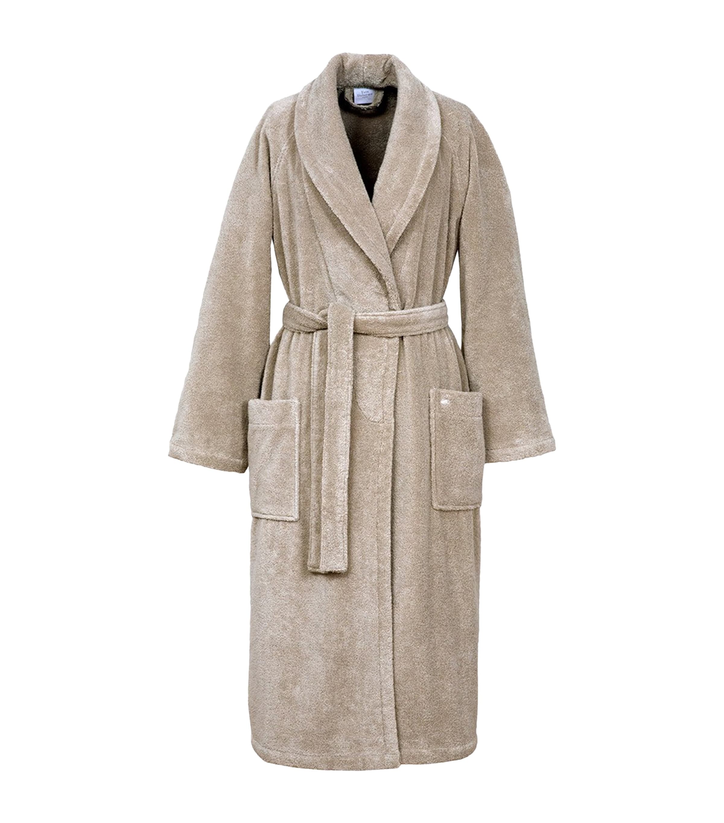 Yves Delorme Womens Étoile Bathrobe (Large)