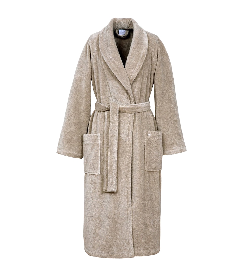 Yves Delorme Womens Étoile Bathrobe (Large)