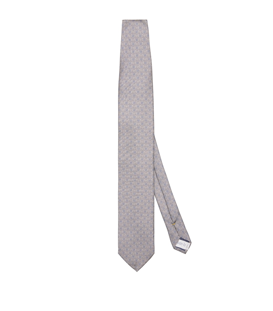 Silk Chain Print Tie