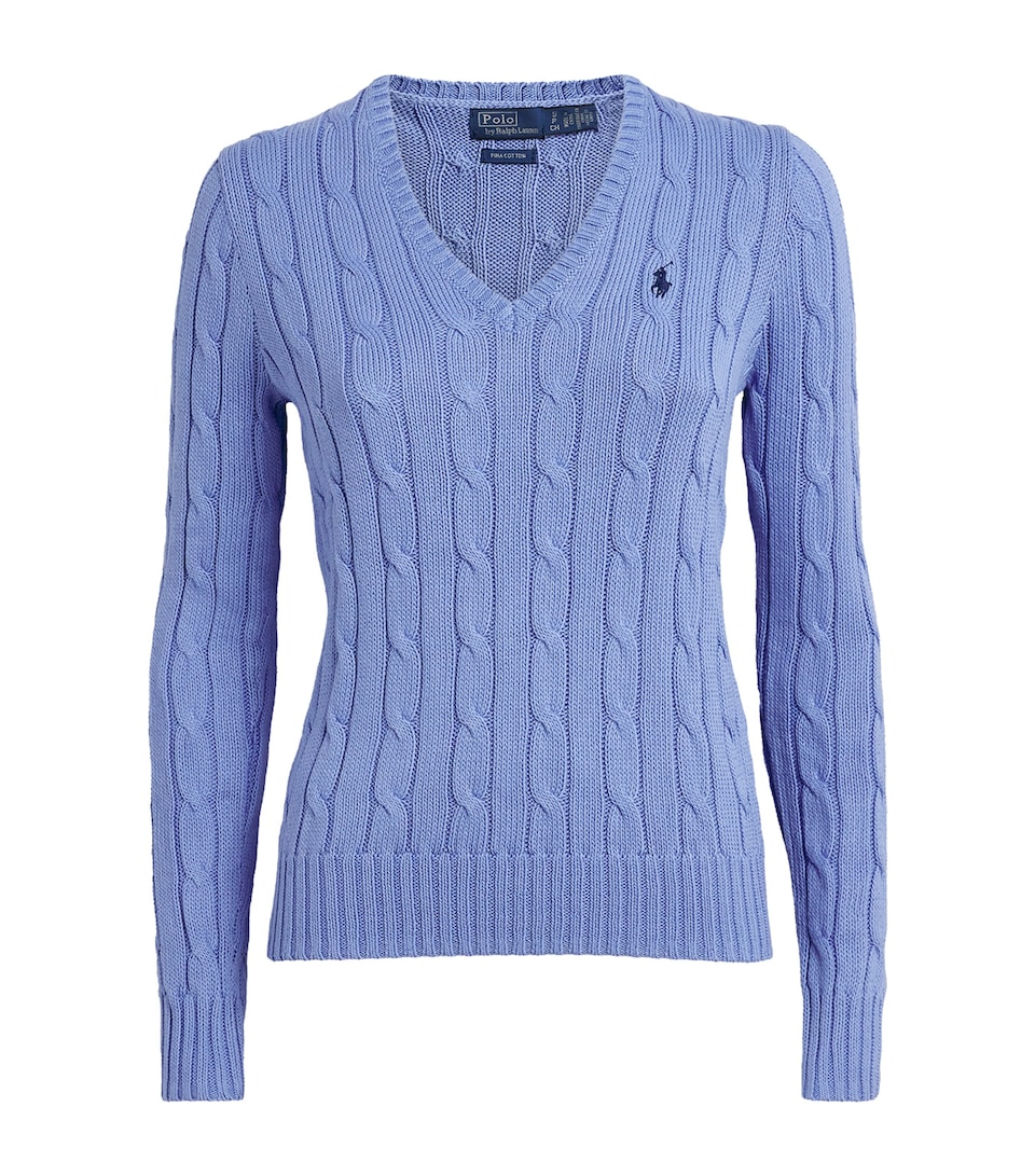 Pima Cotton V-Neck Julianna Sweater