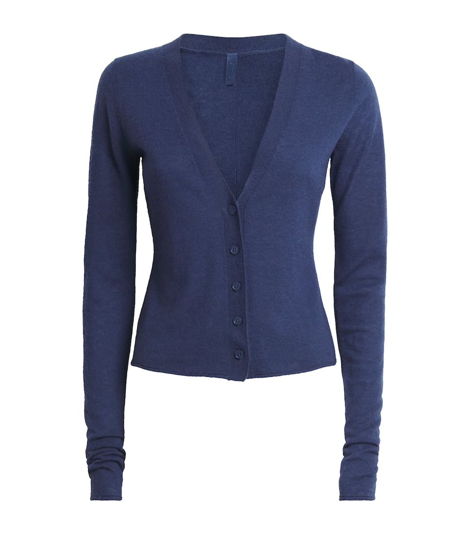 Skims Womens Cashmere Cardigan Indigo