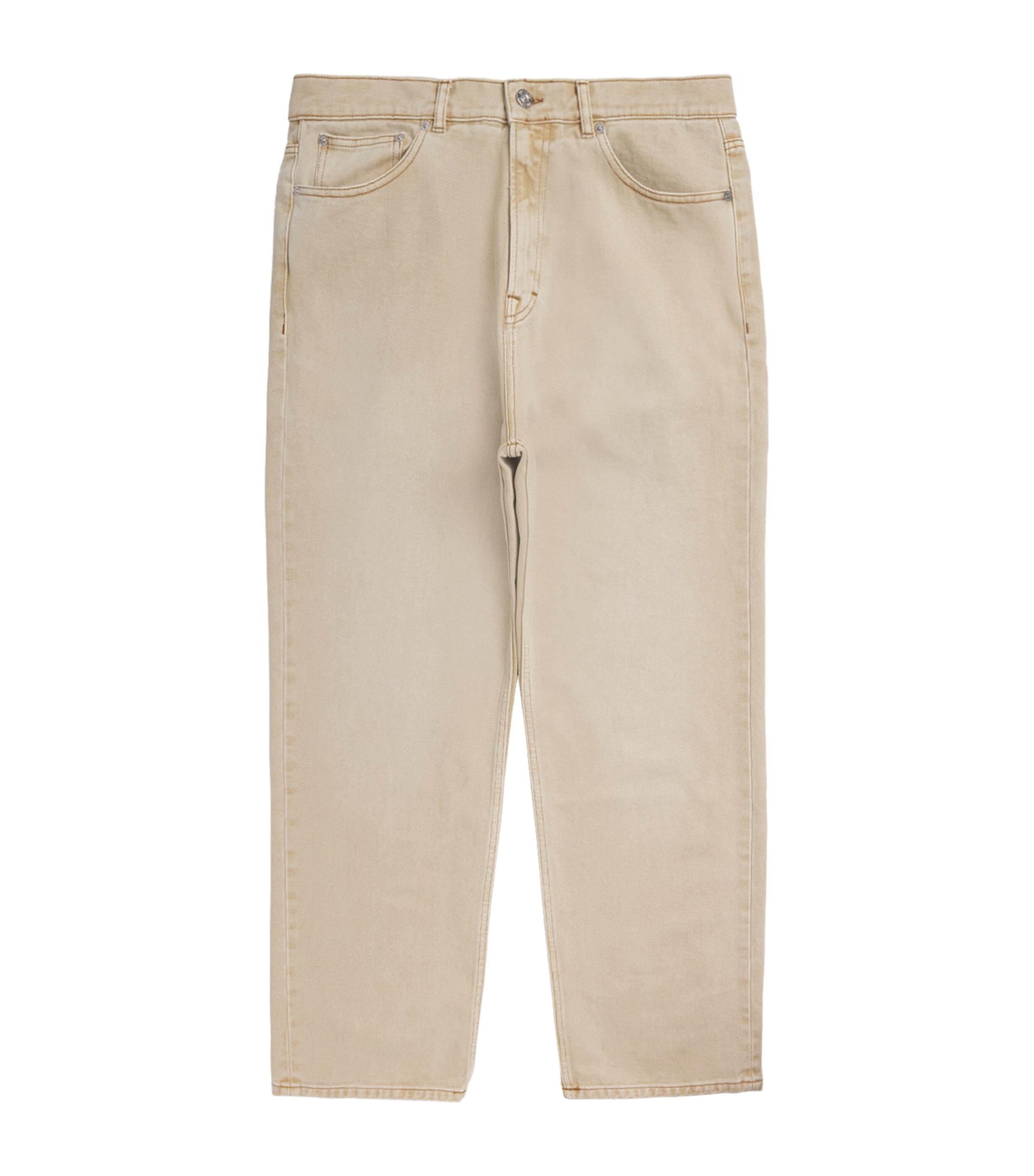 Picante Mens Wide-Leg Jeans Sand
