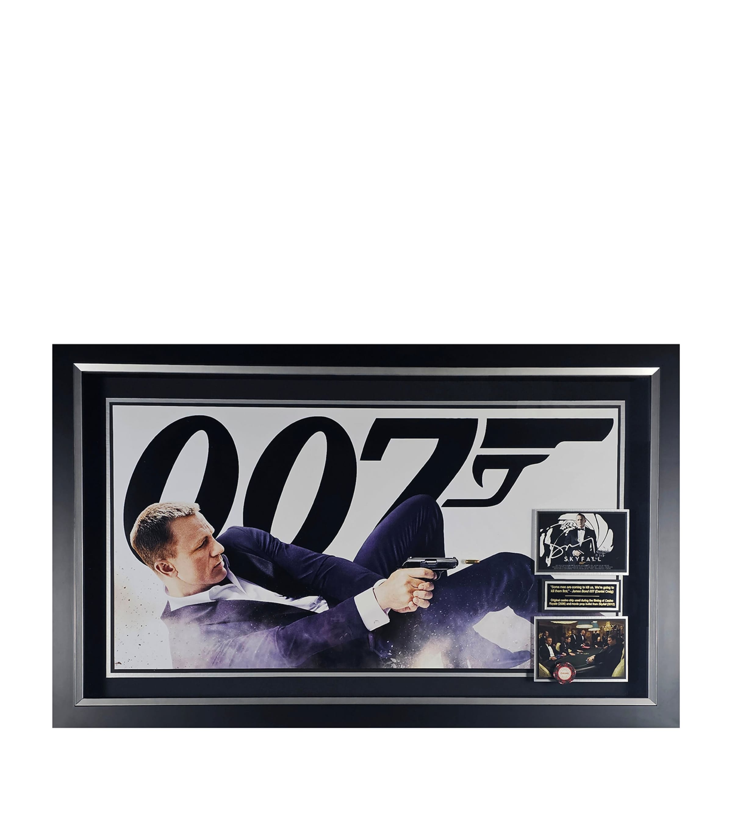 James Bond Skyfall Daniel Craig Signed Framed Display