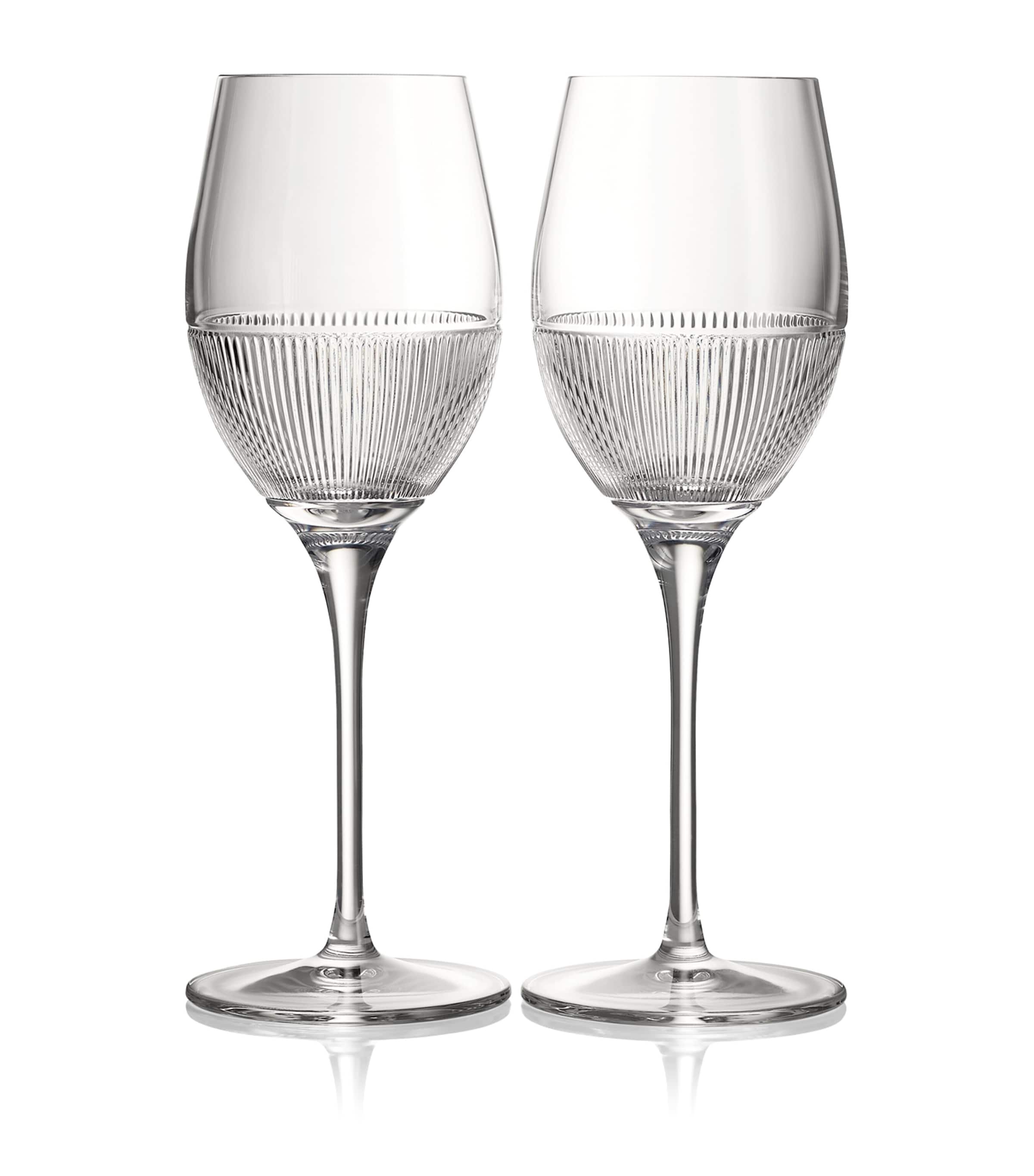 Wedgwood Set of 2 Crystal Helia Wine Glasses (350ml) Clear