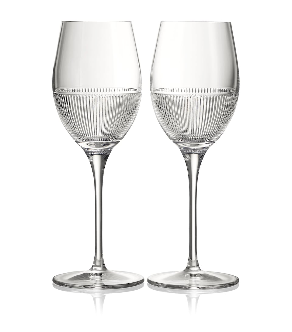 Wedgwood Set of 2 Crystal Helia Wine Glasses (350ml) Clear