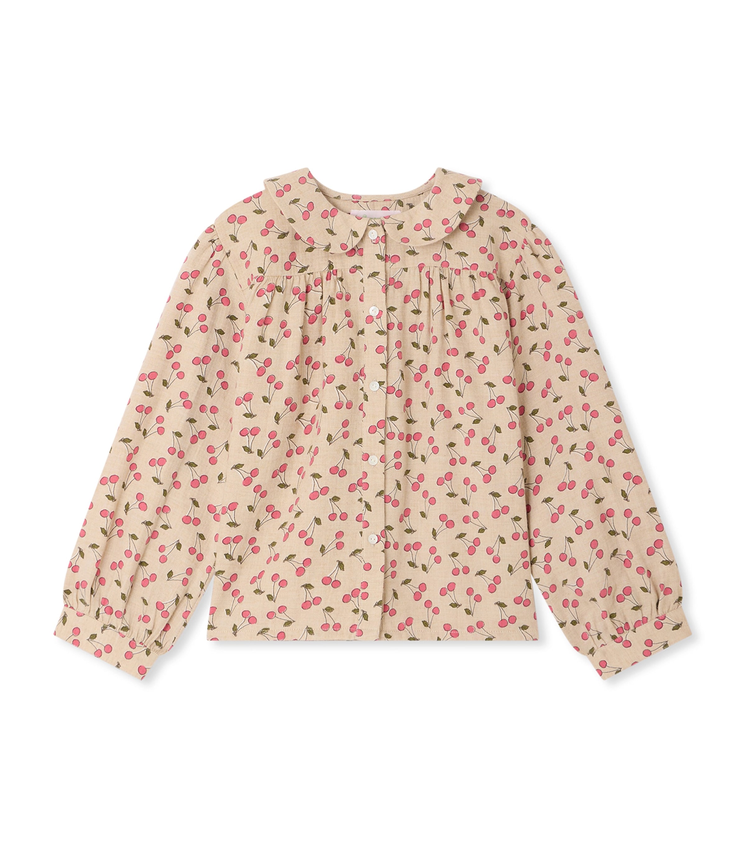Bonpoint Cotton Cherry Blouse (4-8 Years) Imp Mastic