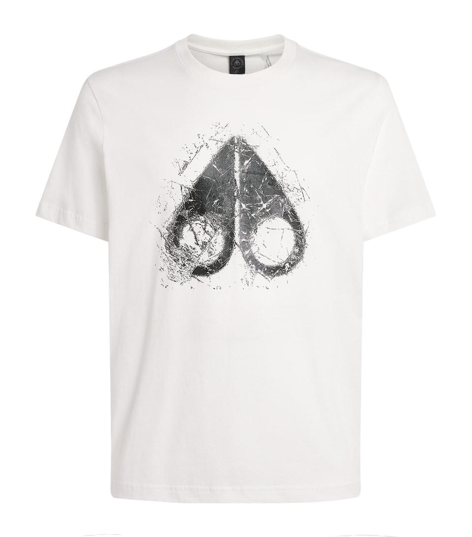 Moose Knuckles Mens Cotton Icebreak T-Shirt White