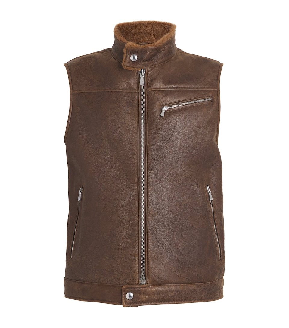Lambskin Shearling Gilet