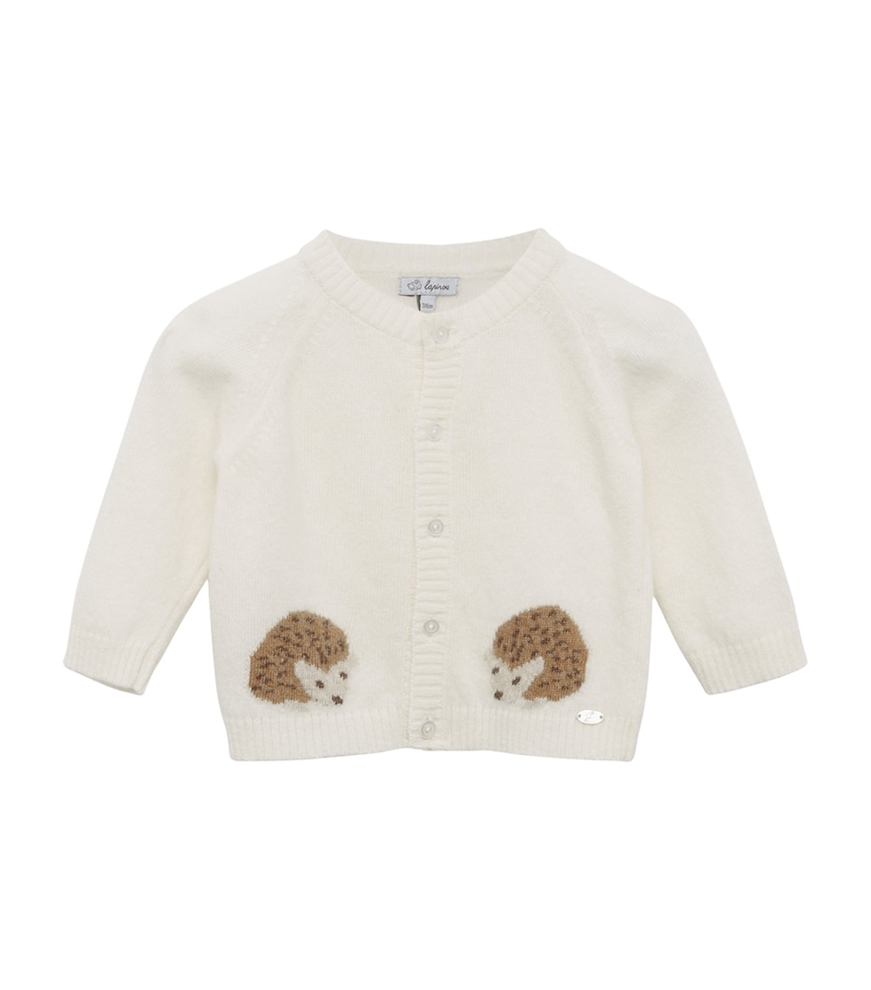 Wool-Cashmere-Blend Prickles Cardigan (0-9 Months)