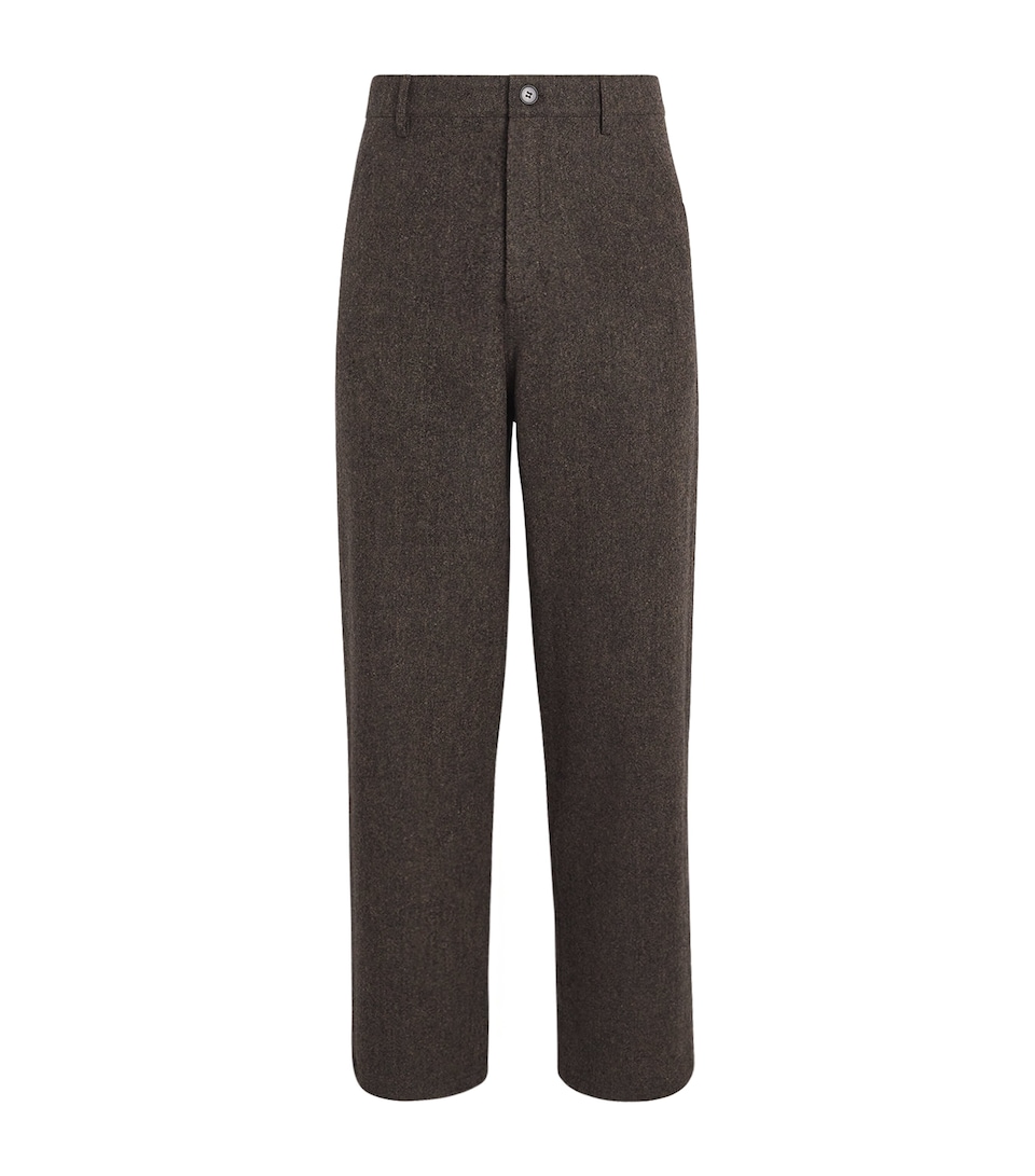 Virgin Wool-Cashmere Trousers