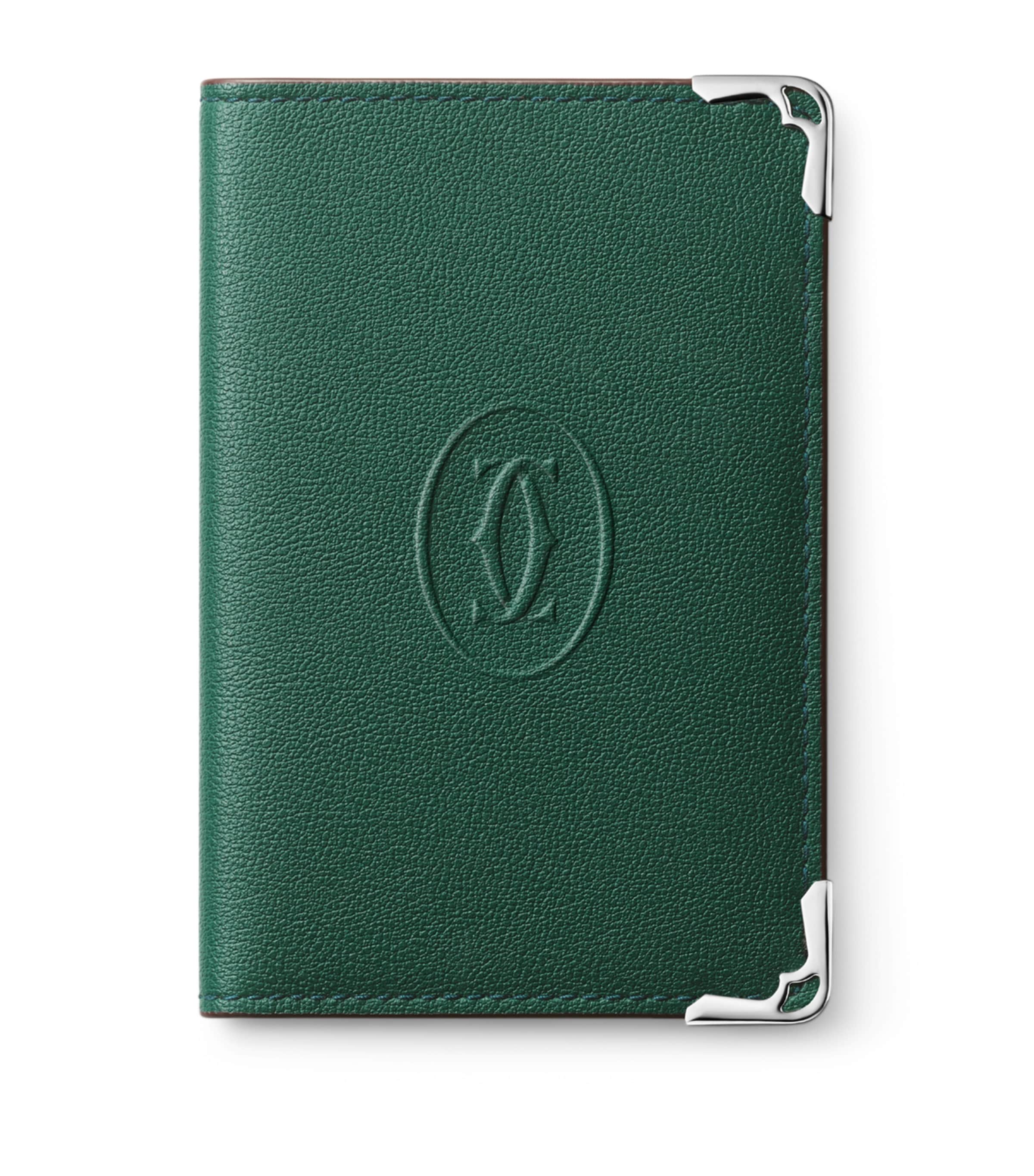 Cartier Leather Must Card Holder Green