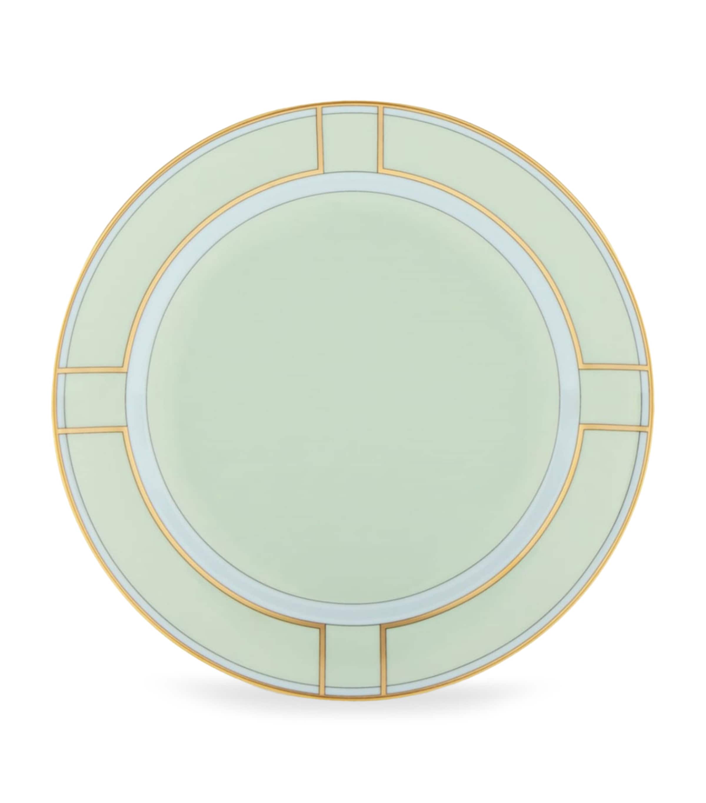 GINORI 1735 Porcelain Colonna Diva Verde Dessert Plate (20cm)