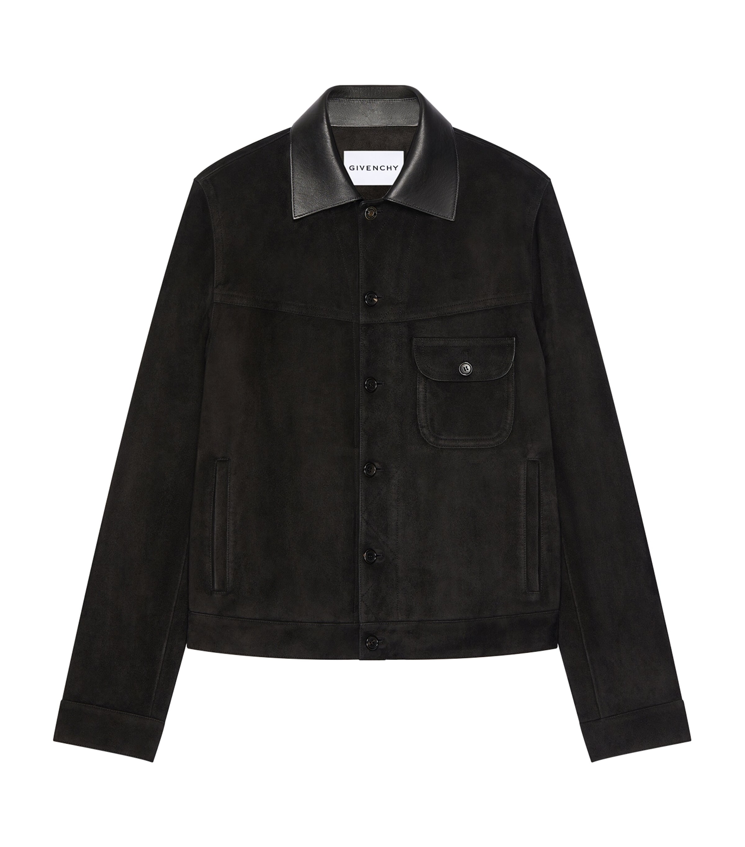 Givenchy Mens Sheepskin Trucker Jacket