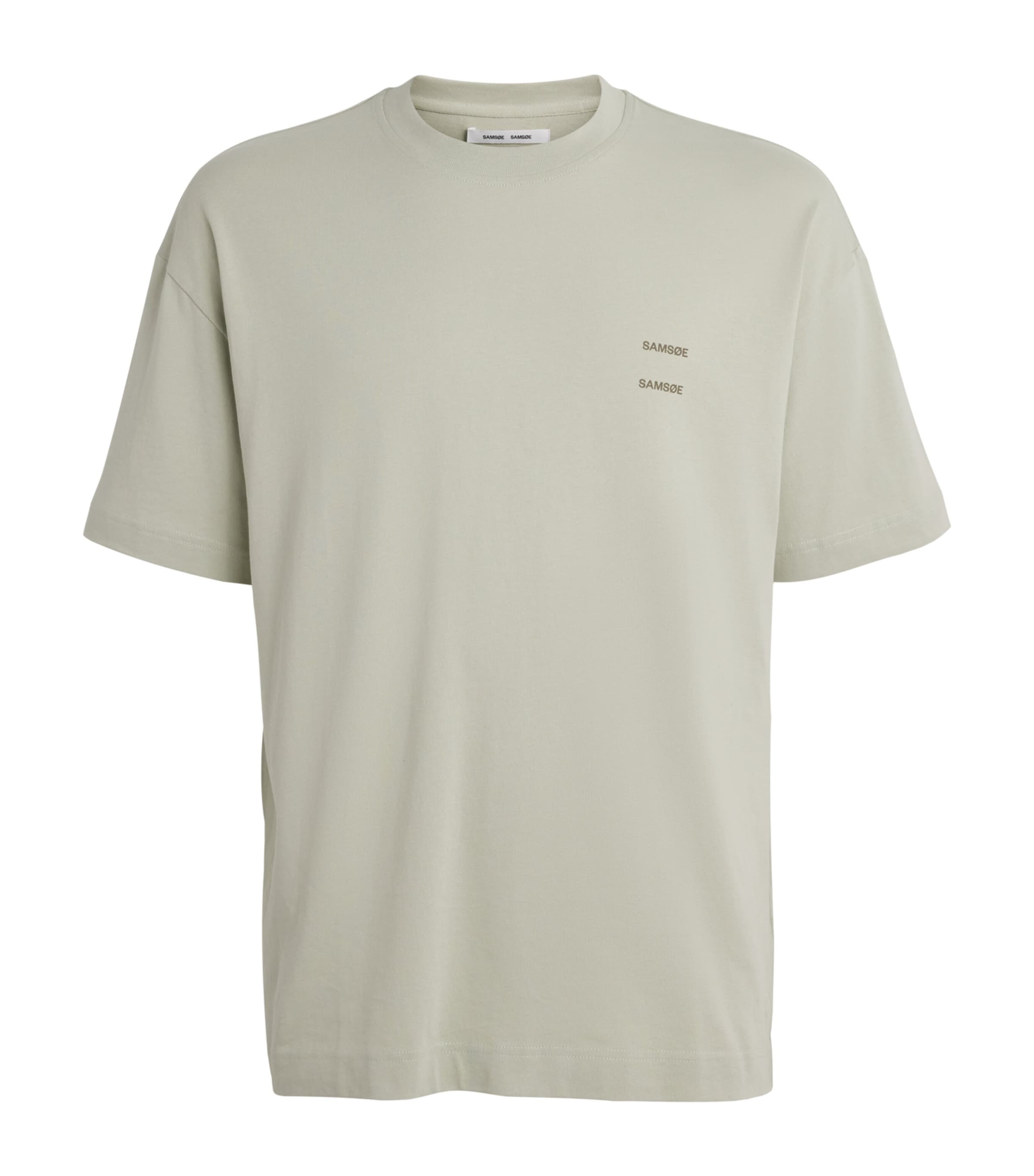 Samsøe Samsøe Mens Organic Cotton Joel T-Shirt Desert Sage