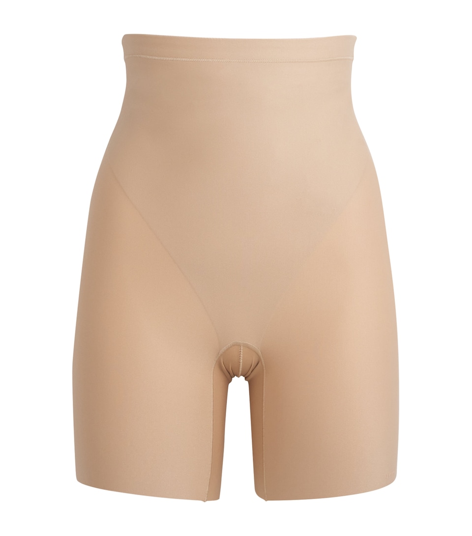Skims Womens Core Sculpt Mid-Waist Shorts Clay