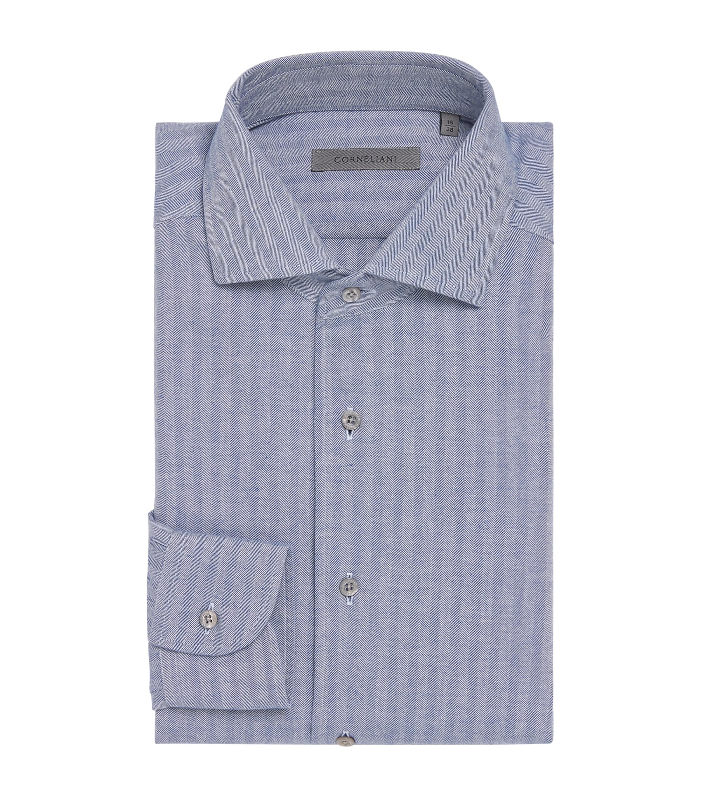 Cotton Herringbone Shirt