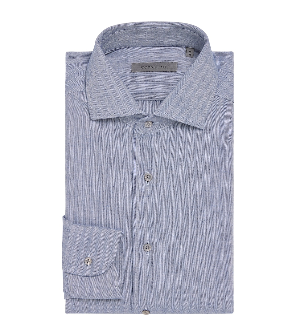 Cotton Herringbone Shirt