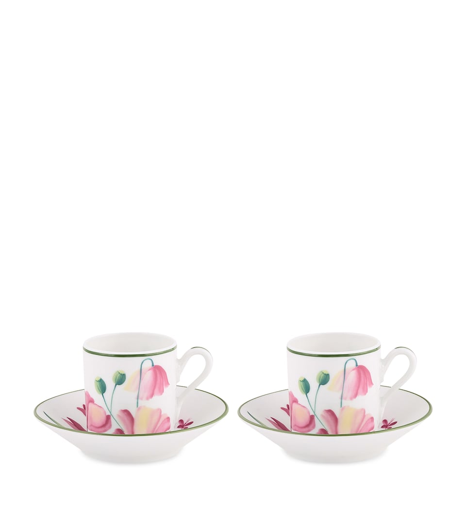 GINORI 1735 Florenza Espresso Cup and Saucer (Set of 2)