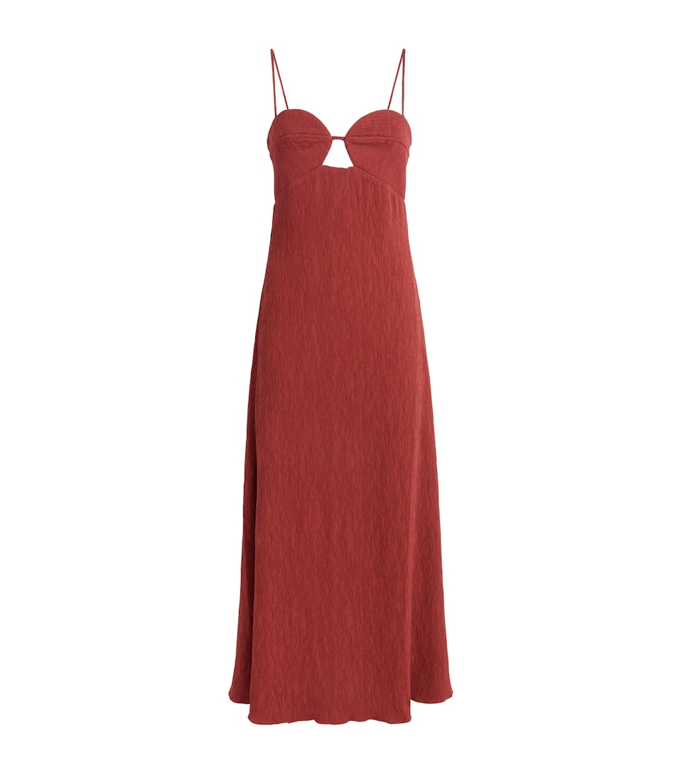 Johanna Ortiz Womens Dream Spinner Maxi Dress Wine