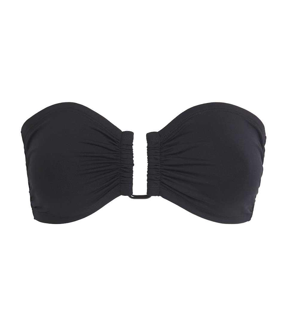Eres Womens Show Bandeau Bikini Top Noir Ag