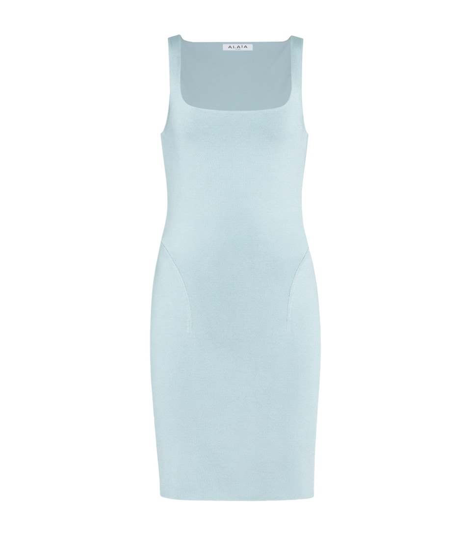 Alaïa Womens Knit Mini Dress Horizon