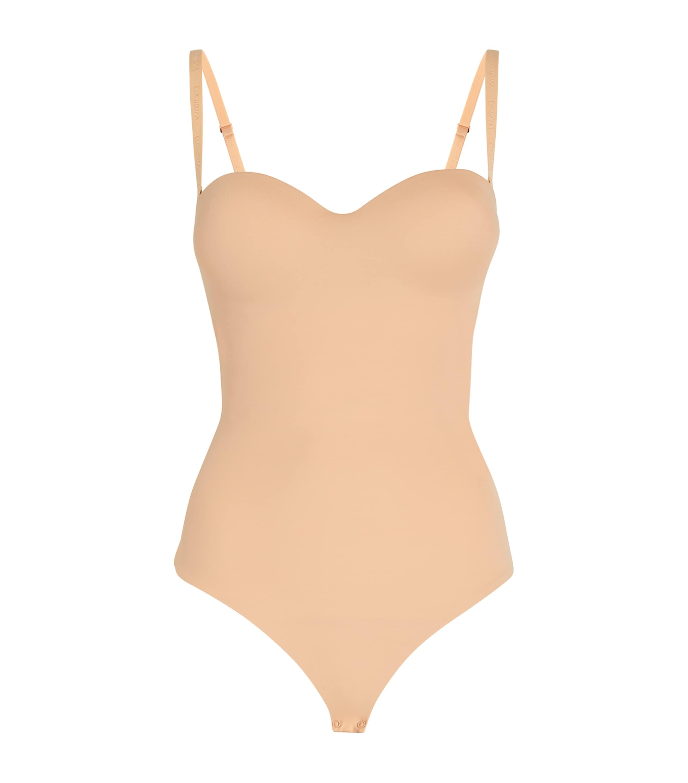 Wolford Womens Mat De Luxe Form Bodysuit Powder
