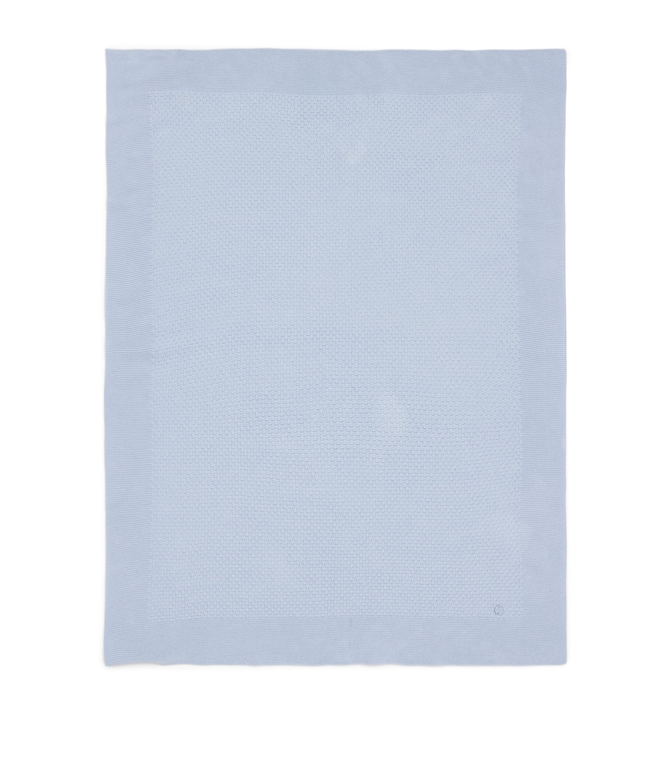 Cotton-Cashmere Knitted Blanket