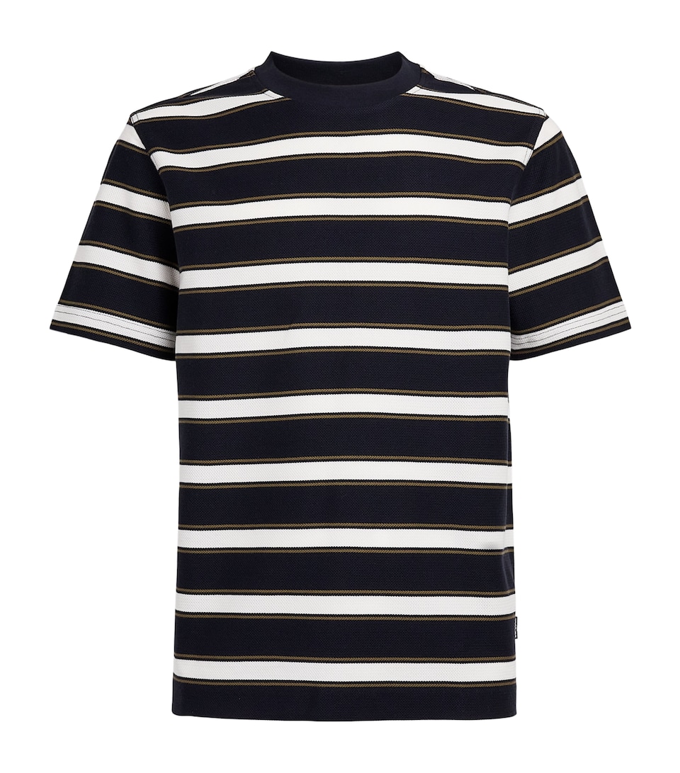Barbour Mens Stripe T-Shirt Dark Navy