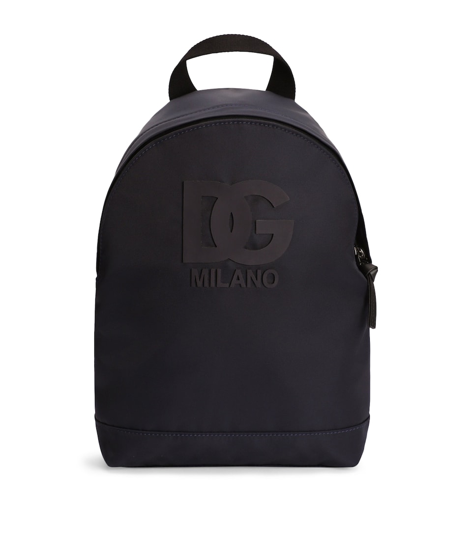 Dolce&Gabbana Kids DG Logo Backpack Blue/black