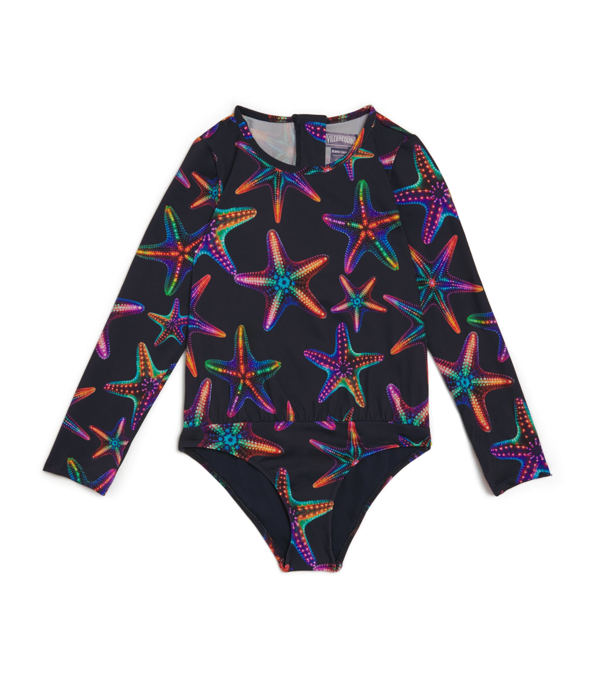 Galaxy Starfish Long-Sleeve Swimsuit (8-14 Years)